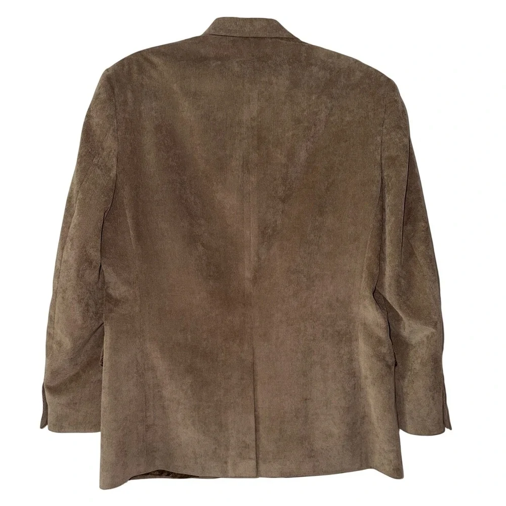 Chaps Mens Tan Corduroy Two Button Blazer Sport Coat‎ 42 Regular NWT